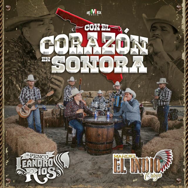Album cover art for Con el Corazón en Sonora