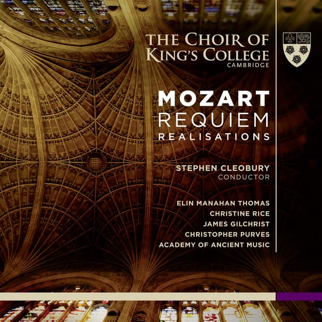 Album cover art for Mozart: Requiem Realisations