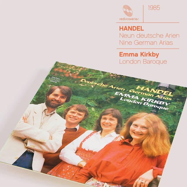 Album cover art for Handel 9 German Arias Hwv 202-210