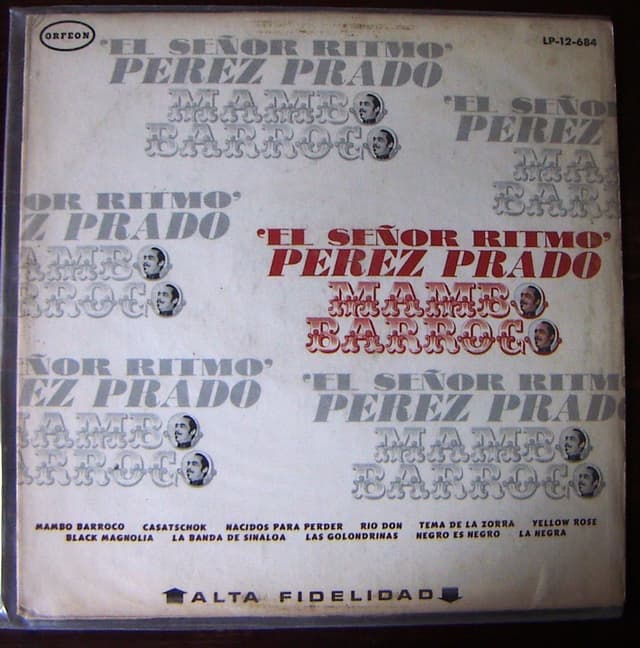 Album cover art for El Senor Ritmo 'Perez Prado'
