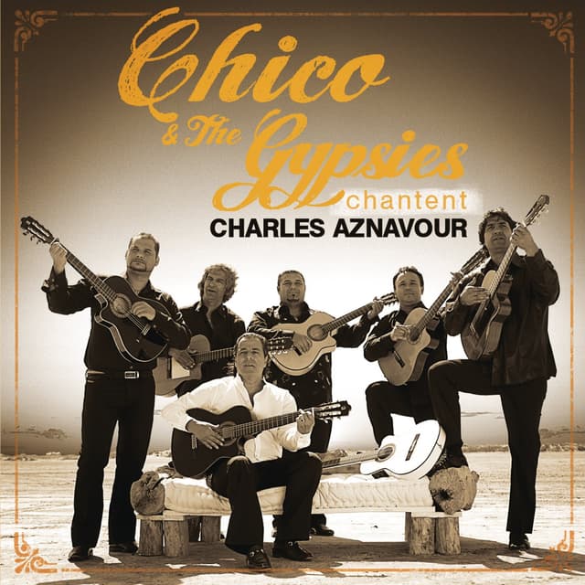Album cover art for Chico & The Gypsies Chantent Aznavour