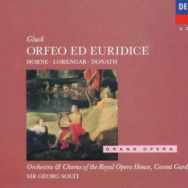 Album cover art for Gluck: Orfeo ed Euridice