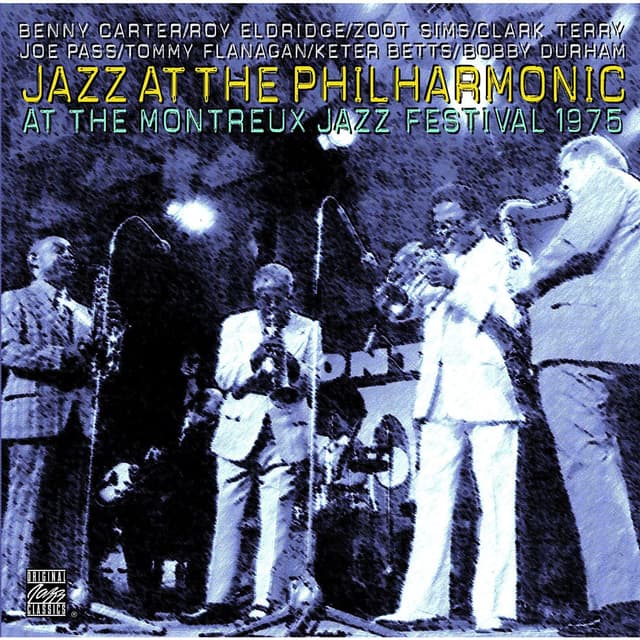 Album cover art for Jazz At The Philharmonic: At The Montreux Jazz Festival, 1975