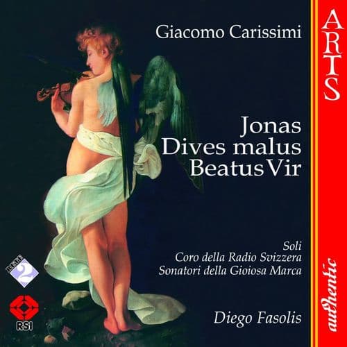 Album cover art for Carissimi: Jonas "Historia Jonae", Beatus Vir & Dives Malus "Historia divitis"