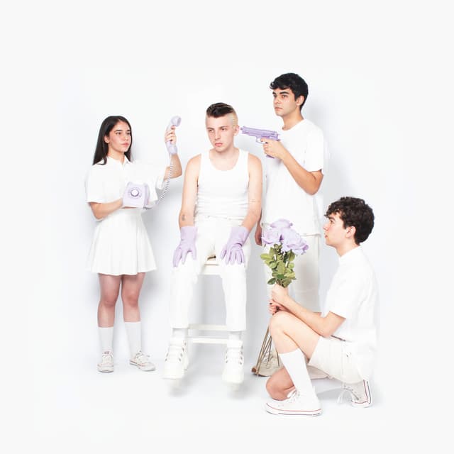 Album cover art for vómito y mariposas