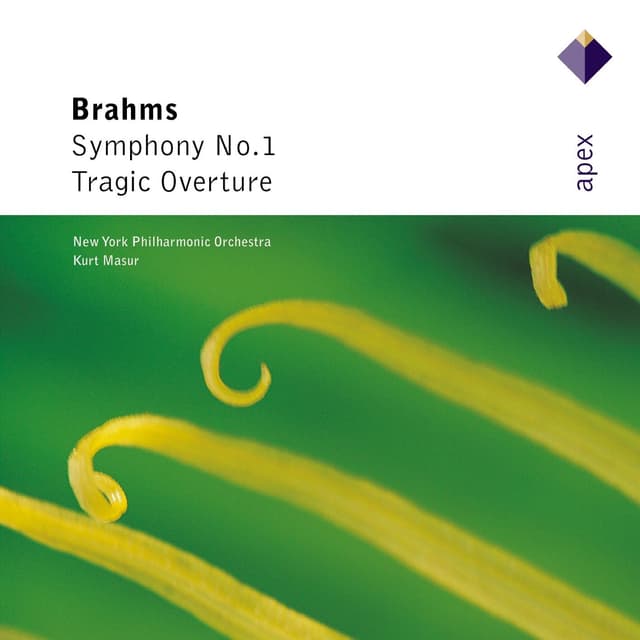 Album cover art for Brahms : Symphony No.1 . Tragic Overture