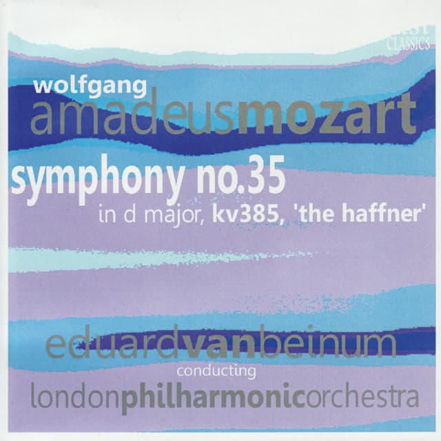 Album cover art for Mozart: Symphony No. 35