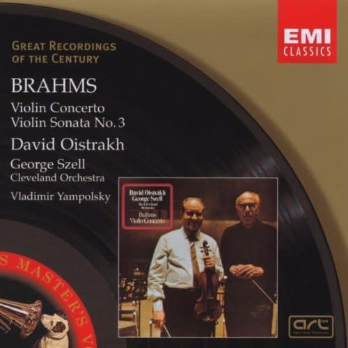 Album cover art for Great Recordings Of The Century: Brahms