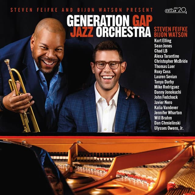 Album cover art for Generation Gap Jazz Orchestra
