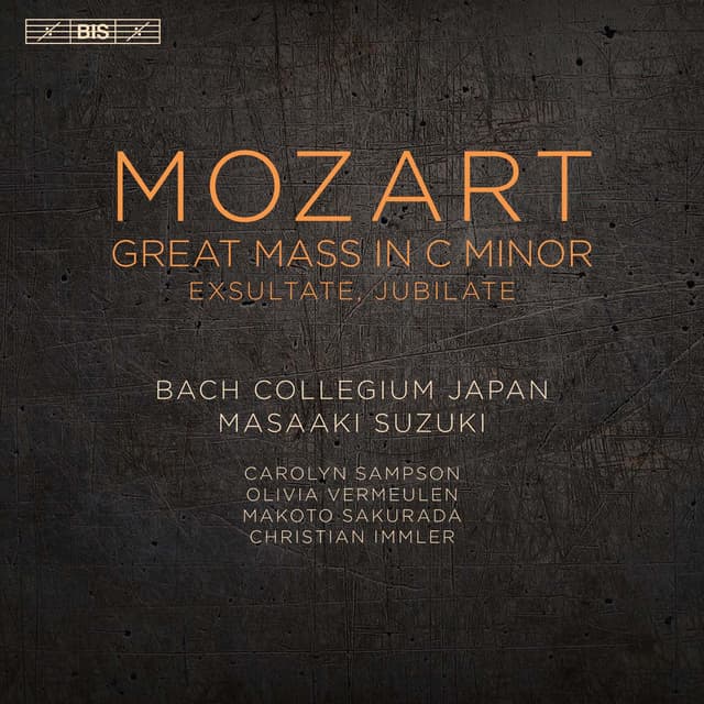 Album cover art for Mozart: Great Mass in C Minor & Exsultate, Jubilate