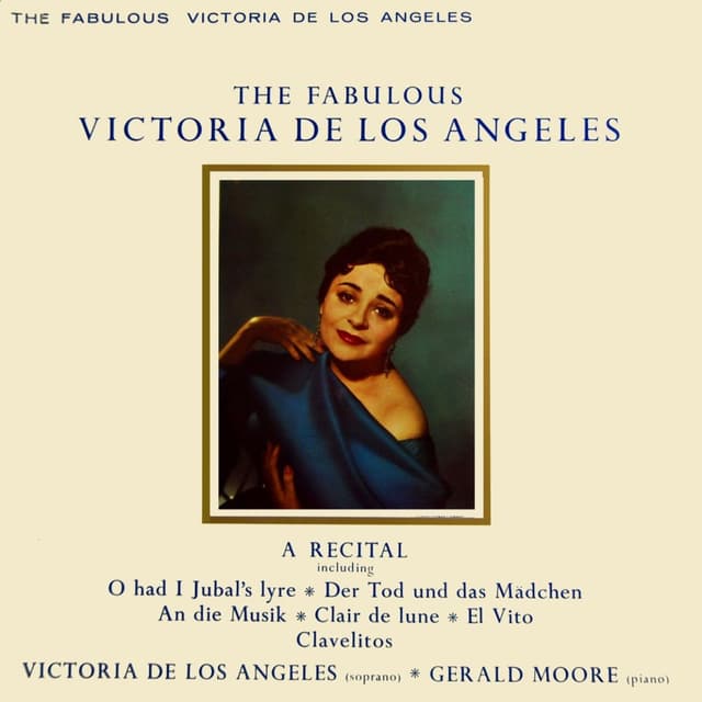 Album cover art for The Fabulous Victoria de los Angeles