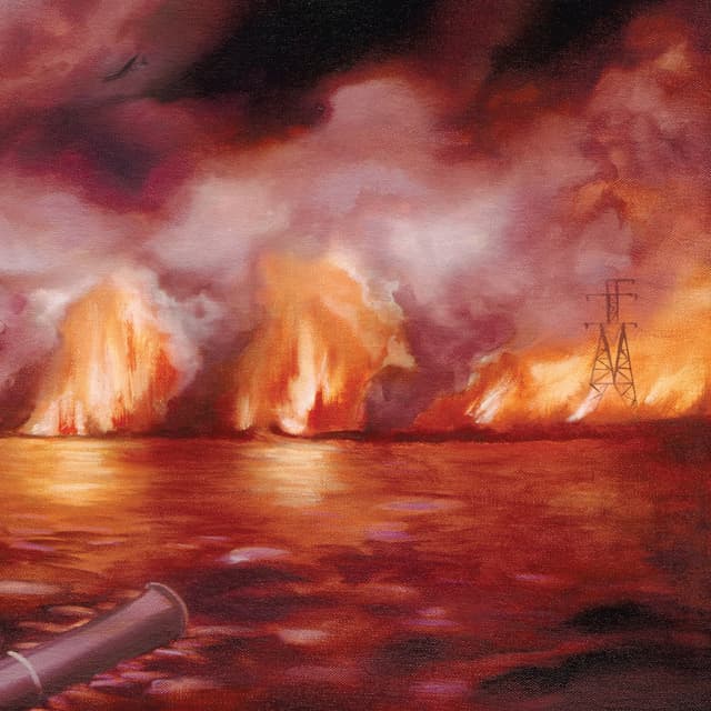 Album cover art for The Besnard Lakes Are the Roaring Night