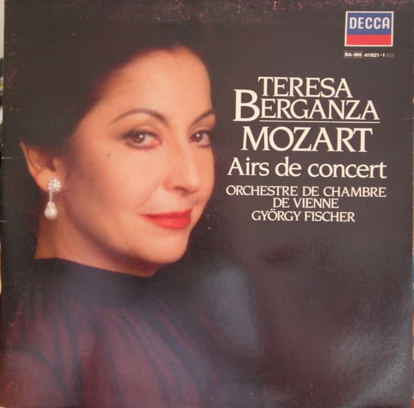 Album cover art for Mozart Concert Arias