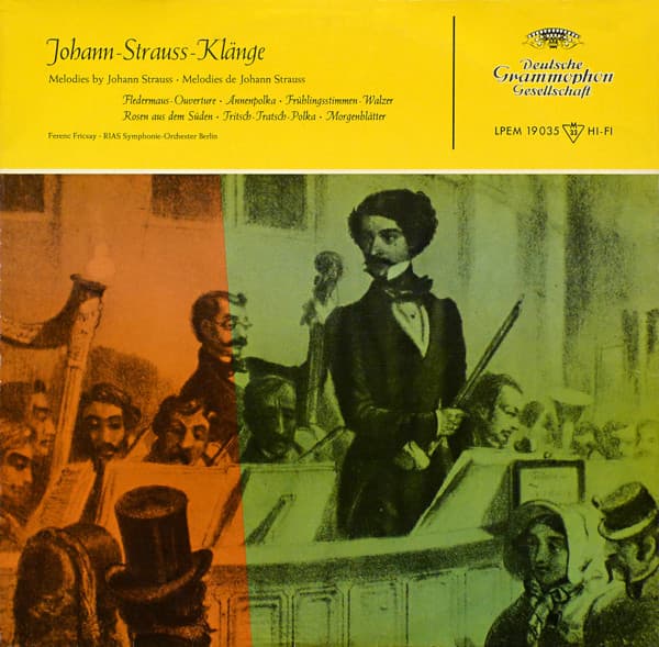 Album cover art for Johann-Strauss-Klänge (Échos de Johann Strauss II)