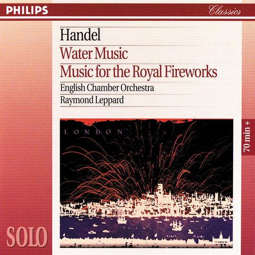 Album cover art for Handel: Water Music - Music for the Royal Fireworks