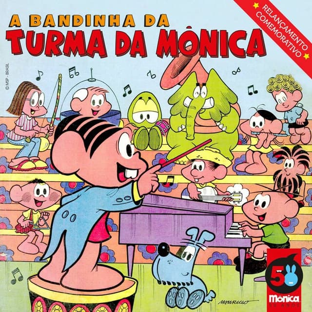 Album cover art for A Bandinha da Turma da Mônica