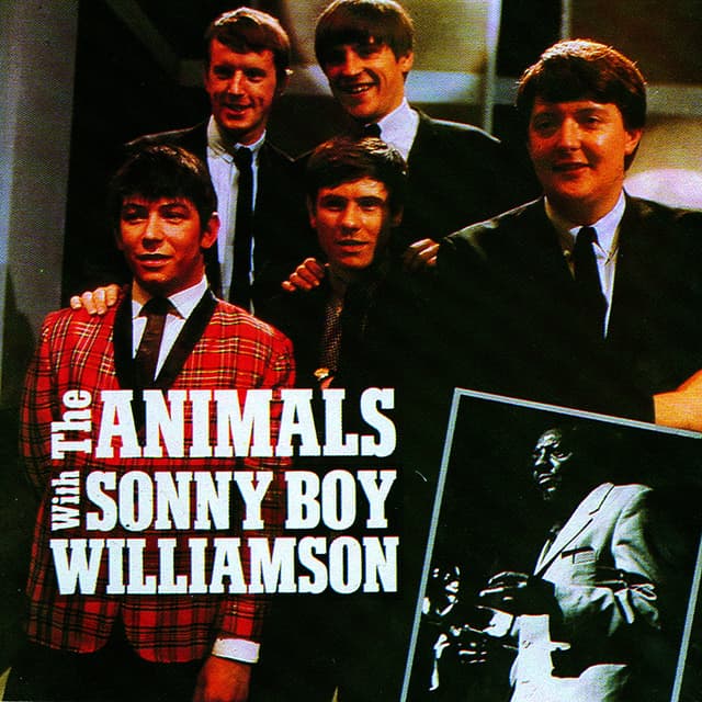 Album cover art for The Animals with Sonny Boy Williamson