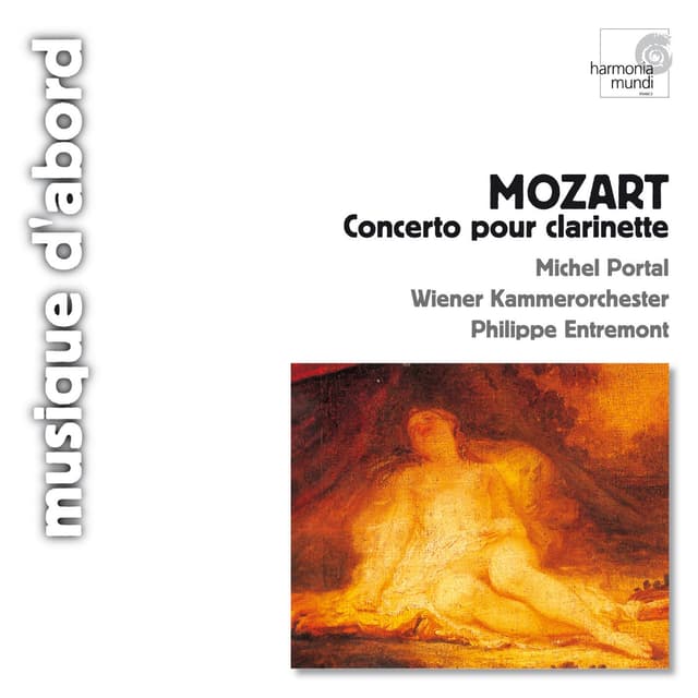 Album cover art for Mozart: Concerto pour clarinette K.622