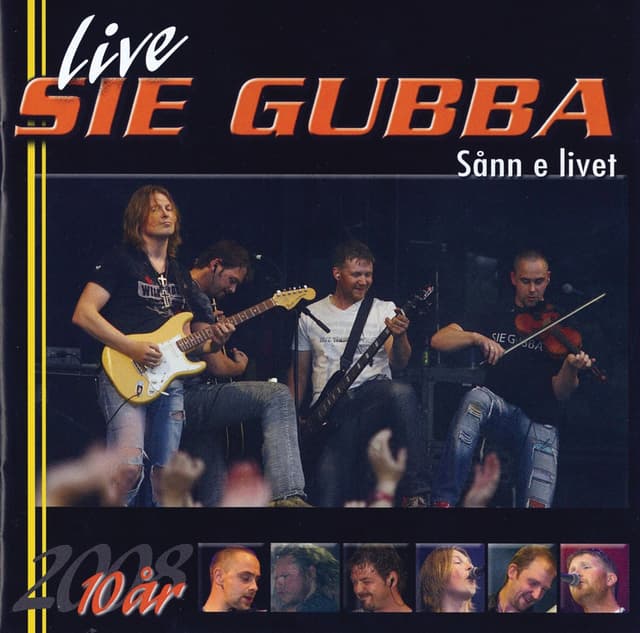 Album cover art for Sånn e livet - Live 10 år
