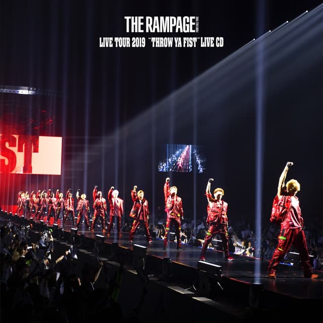 Album cover art for THE RAMPAGE LIVE TOUR 2019 "THROW YA FIST" (Live)