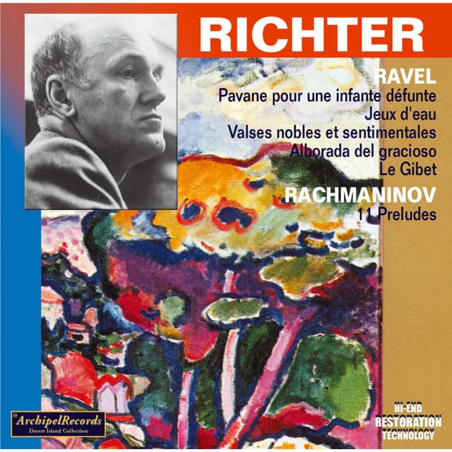 Album cover art for Ravel & Rachmaninov : Preludes