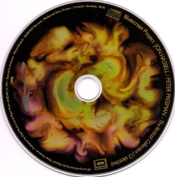 Album cover art for Bluescreen Project - The Vertical Collection (Sketches)