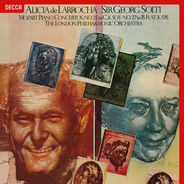 Album cover art for Mozart: Piano Concertos Nos. 25 & 27