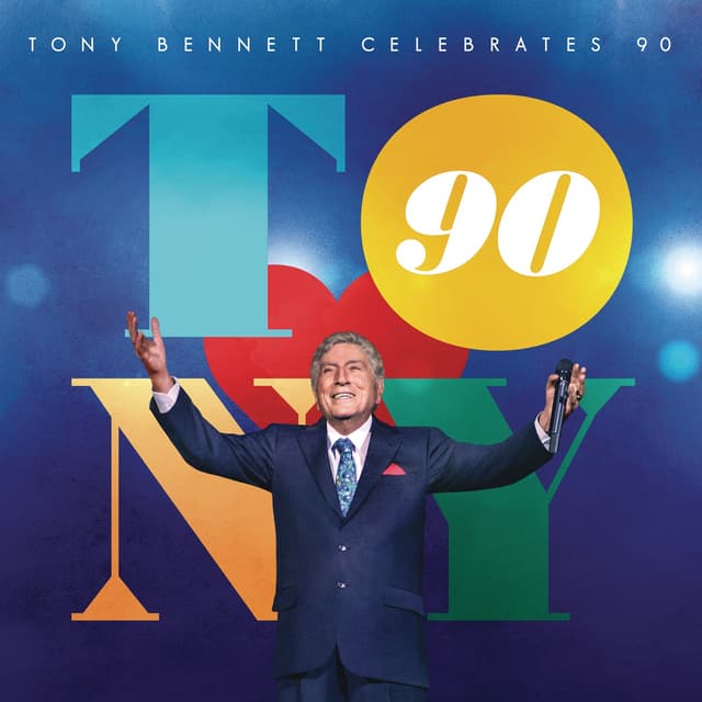 Album cover art for Tony Bennett Celebrates 90