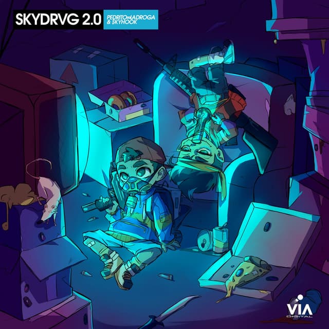 Album cover art for Vía digital (Skydrvg 2.0)