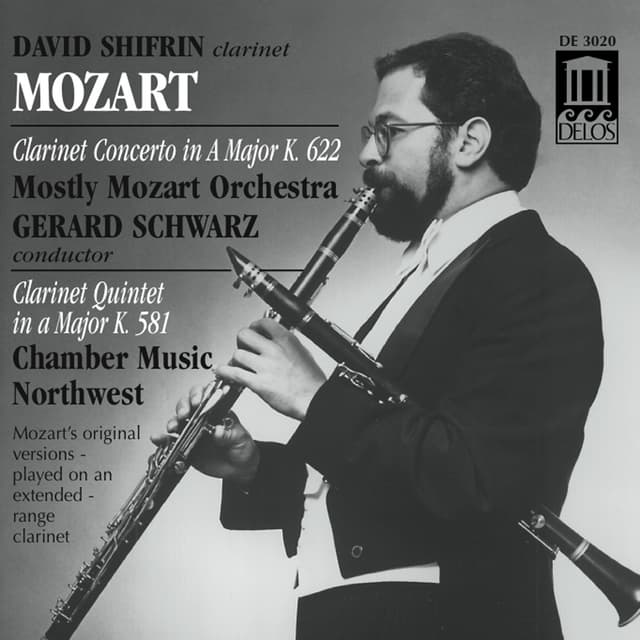 Album cover art for Clarinet Concerto • Clarinet Quintet