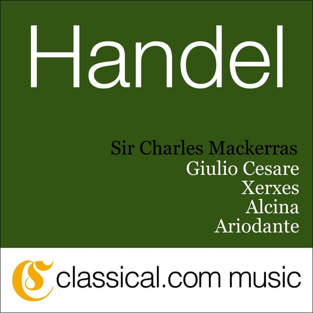 Album cover art for Handel, Giulio Cesare, Hwv 17 (julius Caesar)