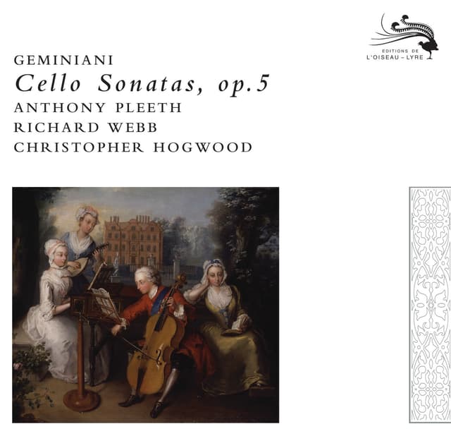 Album cover art for Geminiani : Cello Sonatas