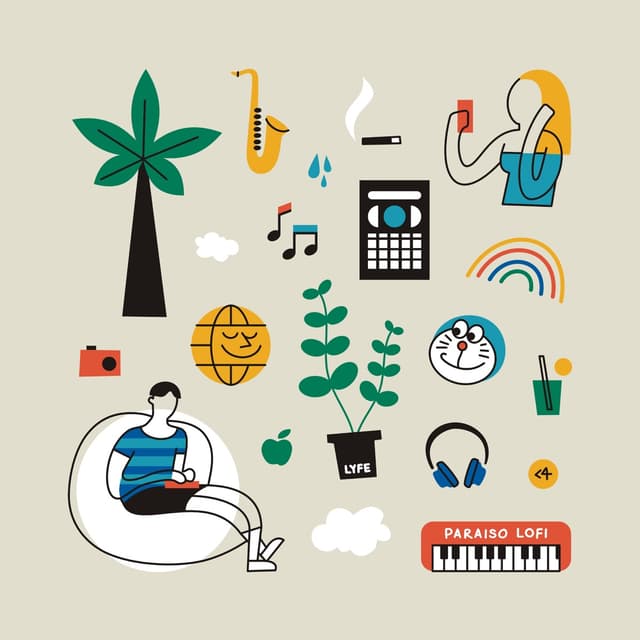 Album cover art for Paraiso Lofi