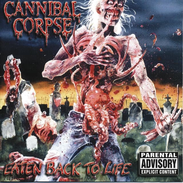 Album cover art for Eaten Back to Life