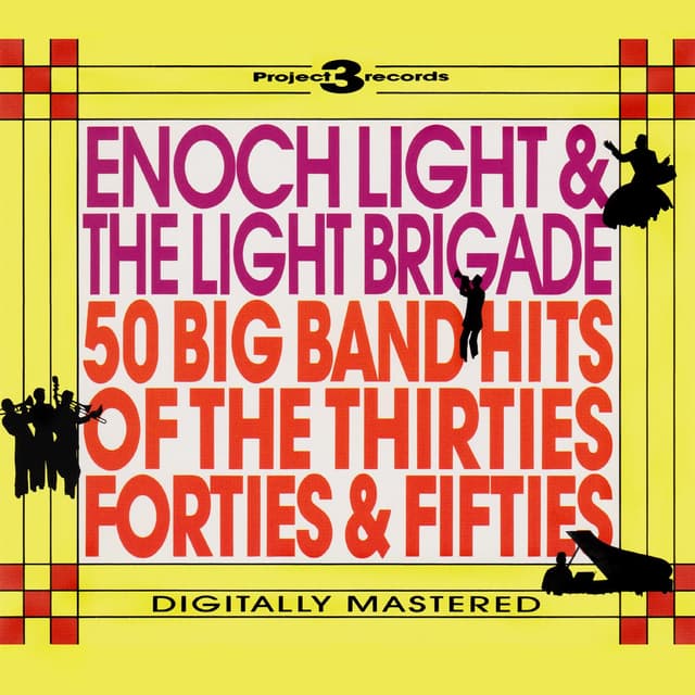 Album cover art for 50 Big Band Hits of the Thirties, Forties, & Fifties