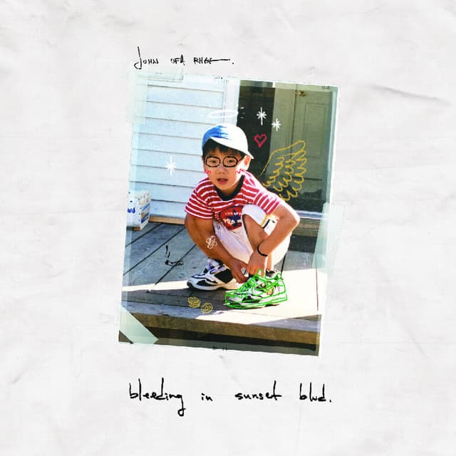 Album cover art for bleeding in sunset blvd.