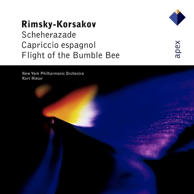 Album cover art for Rimsky-Korsakov : Scheherazade, Capriccio Espagnol & Flight Of The Bumblebee
