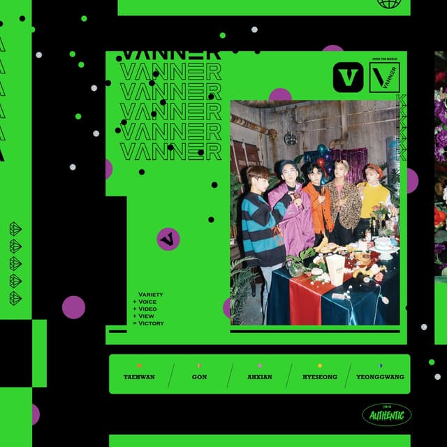 Album cover art for V