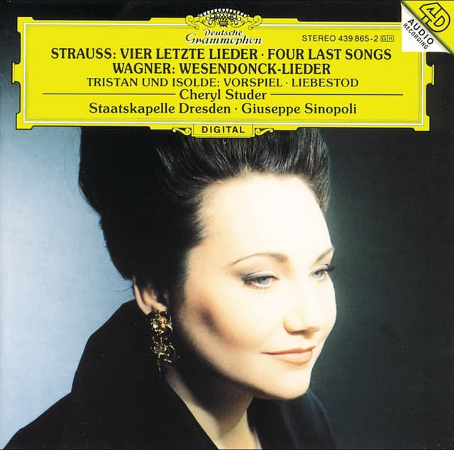 Album cover art for R. Strauss: Vier letzte Lieder / Wagner: Wesendonck-Lieder