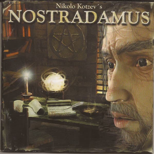 Album cover art for Nikolo Kotzev's Nostradamus