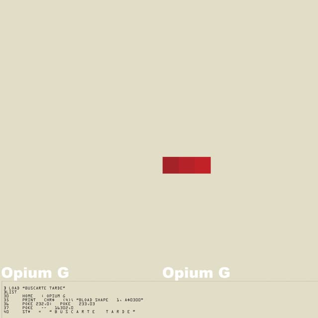 Album cover art for Buscarte Tarde