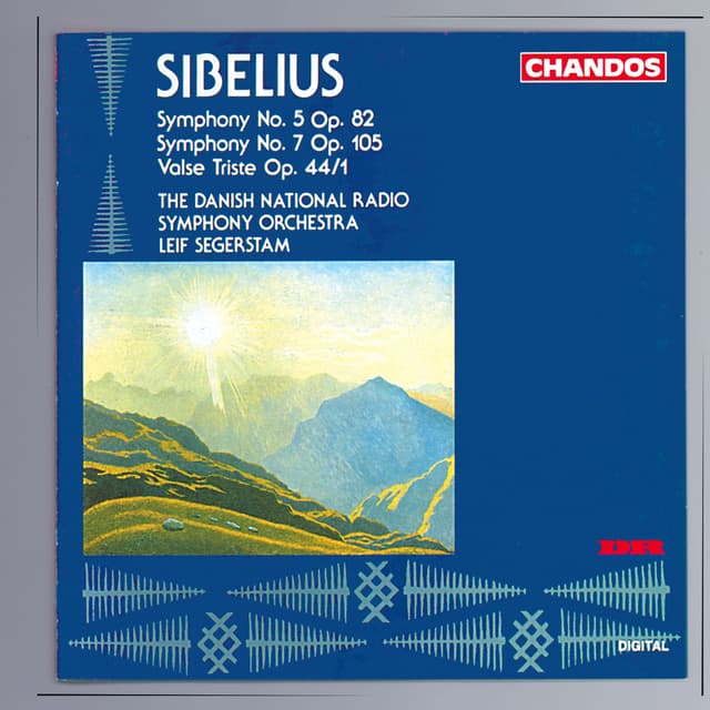 Album cover art for Sibelius: Symphony No. 5, Symphony No. 7 & Valse Triste
