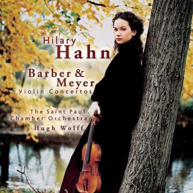 Album cover art for Barber & Meyer: Violin Concertos