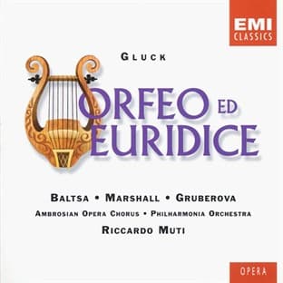 Album cover art for Gluck: Orfeo ed Euridice