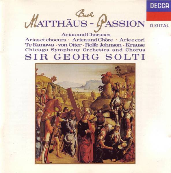 Album cover art for Bach: Matthäus-Passion (Arias And Choruses)