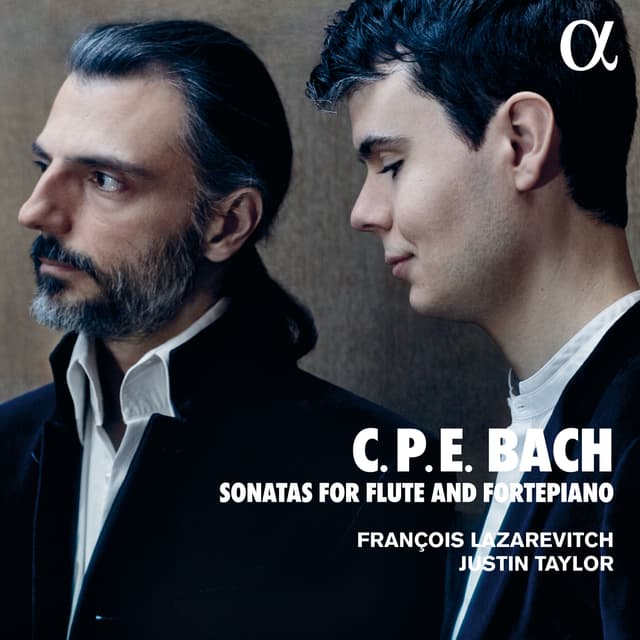 Album cover art for C. P. E. Bach: Sonatas for Flute and Fortepiano