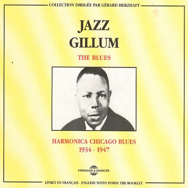 Album cover art for Jazz Gillum: Harmonica Chicago Blues (1934-1947)