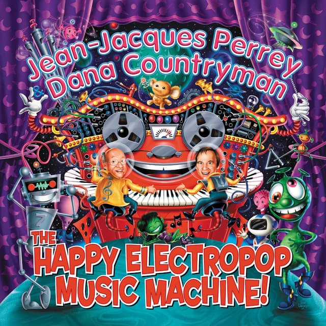 Album cover art for The Happy Electropop Music Machine