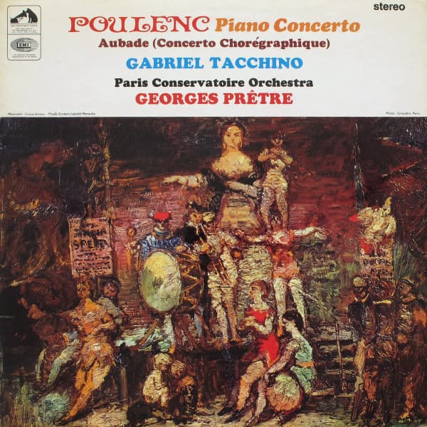 Album cover art for Poulenc : Piano Concerto - Aubade (Concerto Chorégraphique)