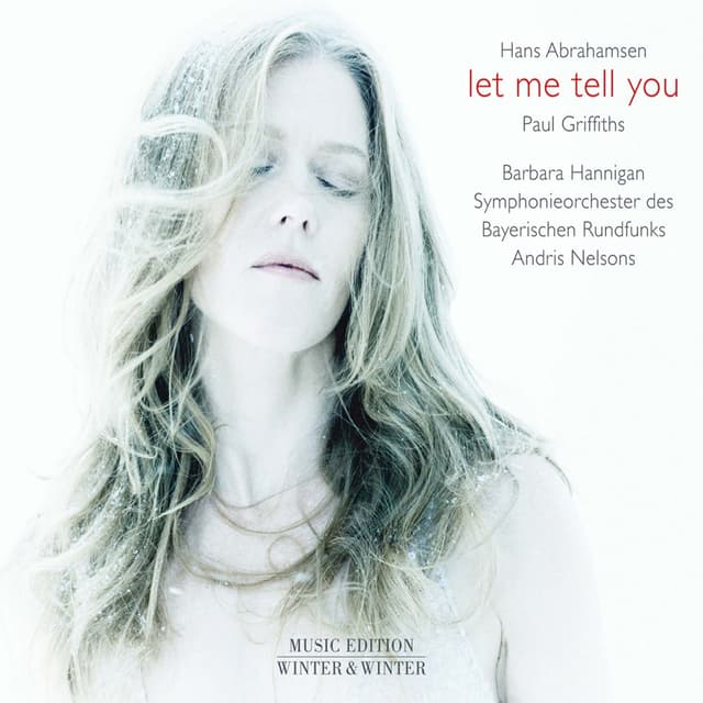 Album cover art for Hans Abrahamsen: Let Me Tell You